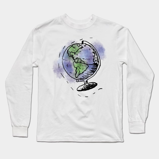 Life Is Strange: Globe Long Sleeve T-Shirt by GasmaskMood